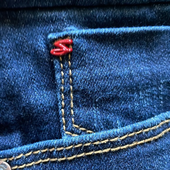 Women’s size 12 seven7 tummyless high-rise skinny blue jeans - Picture 15 of 16